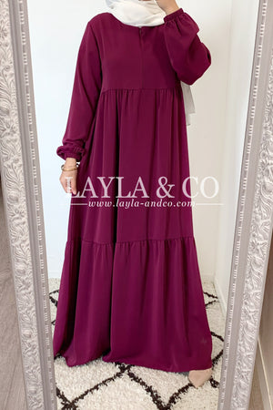 Abaya Yasmina soie de médine (+couleurs)