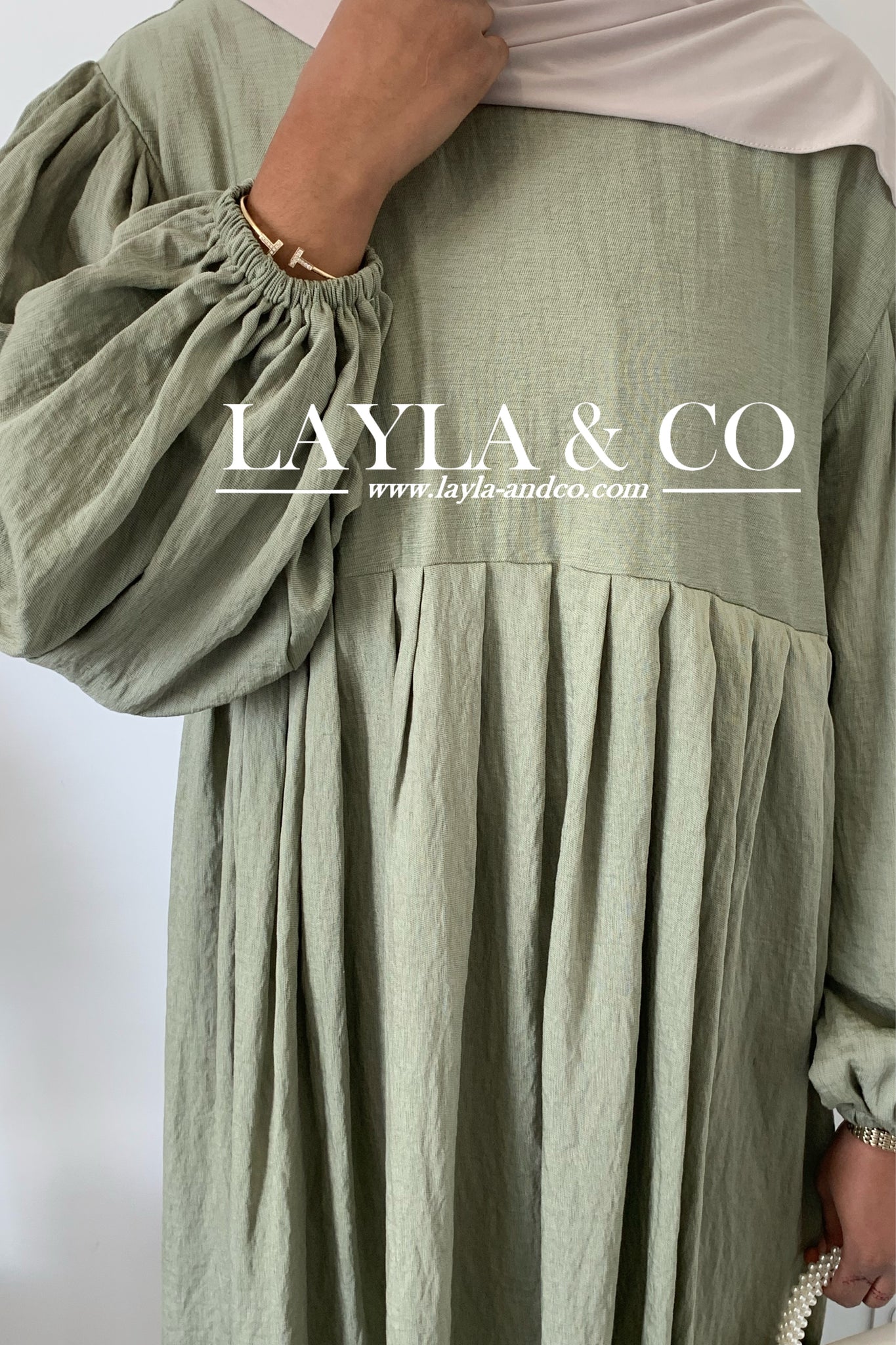 Abaya ample lin mélangé (+couleurs)