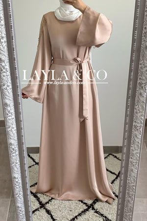 Abaya satinée Sultana (+couleurs)