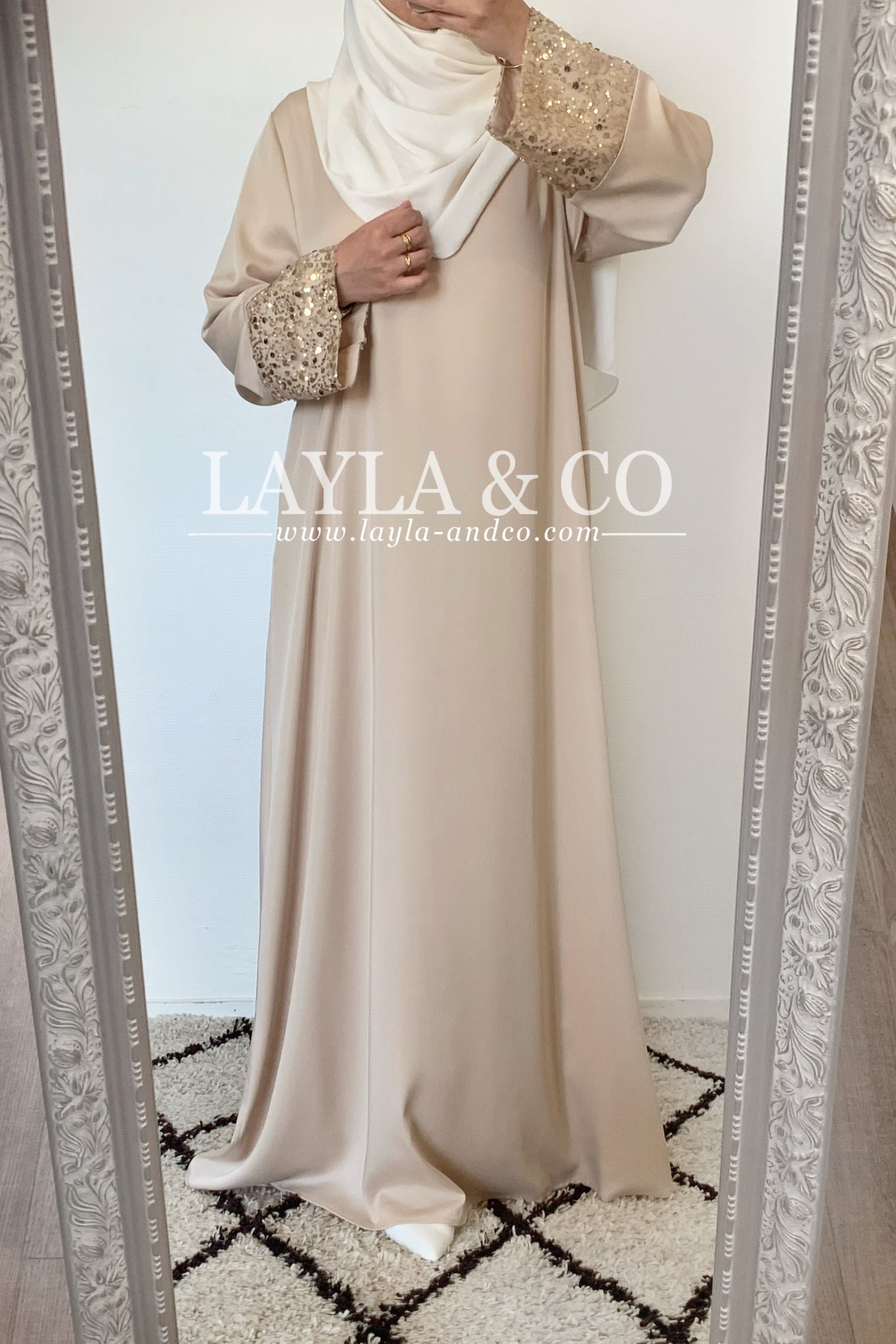 Abaya satinée Shiny qualité supérieure