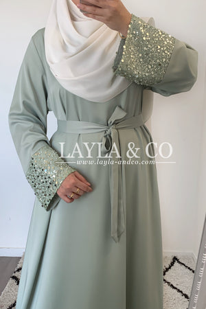 Abaya satinée Shiny qualité supérieure