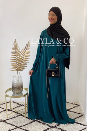 Abaya manches volants maxi longueur