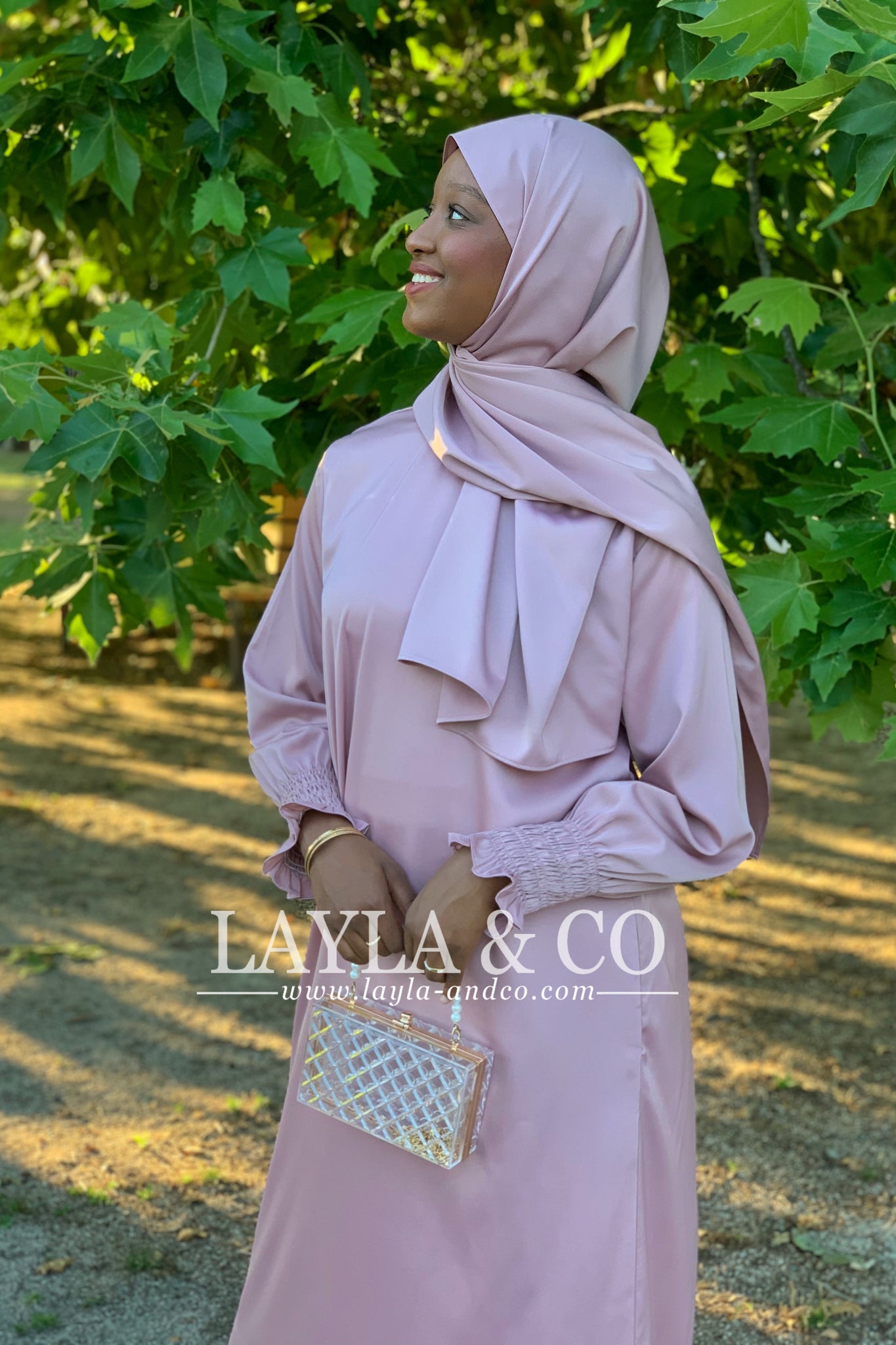 Abaya set satiné (+couleurs)