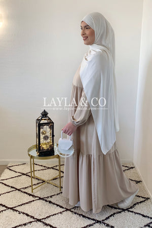 Abaya Yasmina soie de médine (+couleurs)