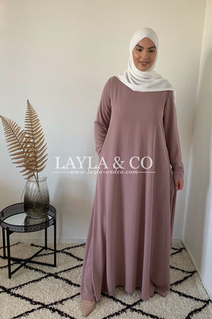 Abaya évasée qualité supérieure (+couleurs)