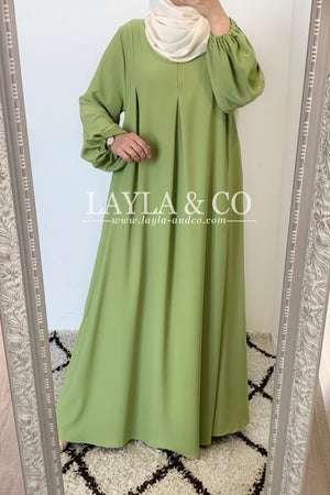 Abaya Dina soie de médine